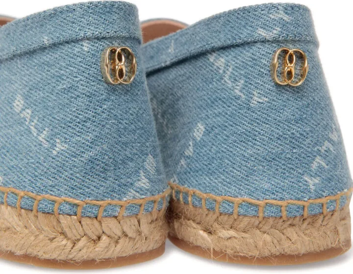 Logo-Plaque Denim Espadrilles - Image 4