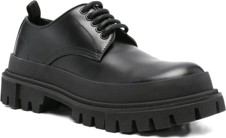 Logo-Plaque Derby Shoes - Image 2
