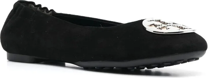 Logo-Plaque Detail Ballerina Shoes - Image 2