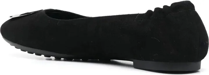 Logo-Plaque Detail Ballerina Shoes - Image 3
