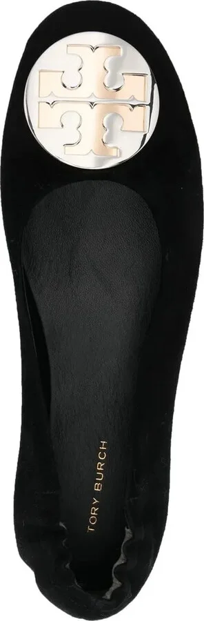 Logo-Plaque Detail Ballerina Shoes - Image 4