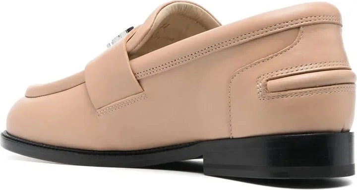 Logo-Plaque Detail Loafers - Image 3