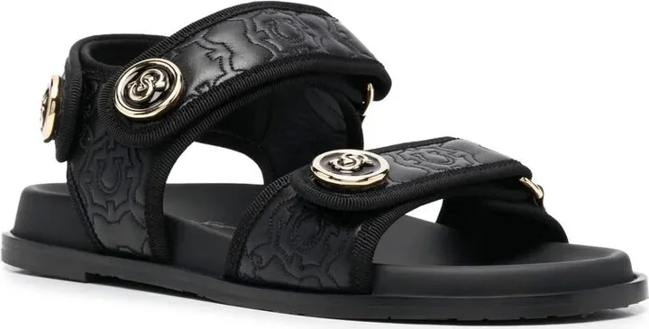 Logo-Plaque Detail Sandals - Image 2