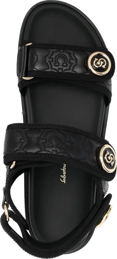 Logo-Plaque Detail Sandals - Image 4