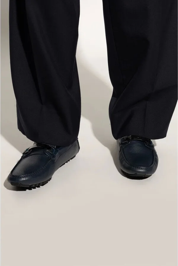 Logo-Plaque Driving Shoes - Image 2