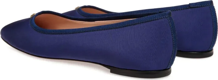 Logo-Plaque Flat Ballerina Shoes - Image 3