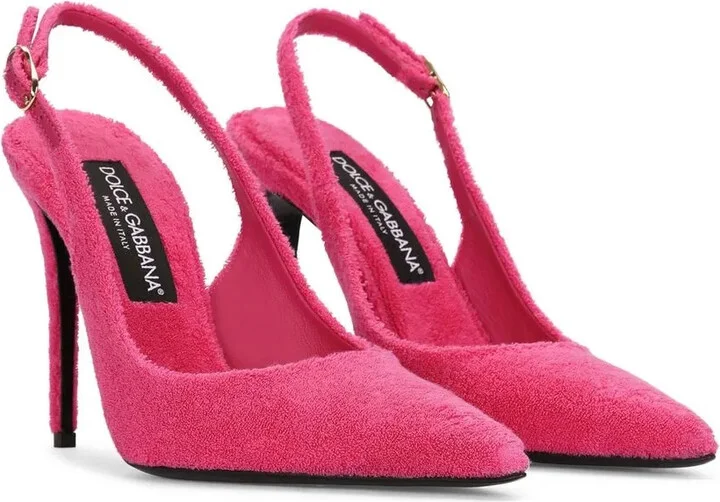 Logo-Plaque Fleece Pumps - Image 2