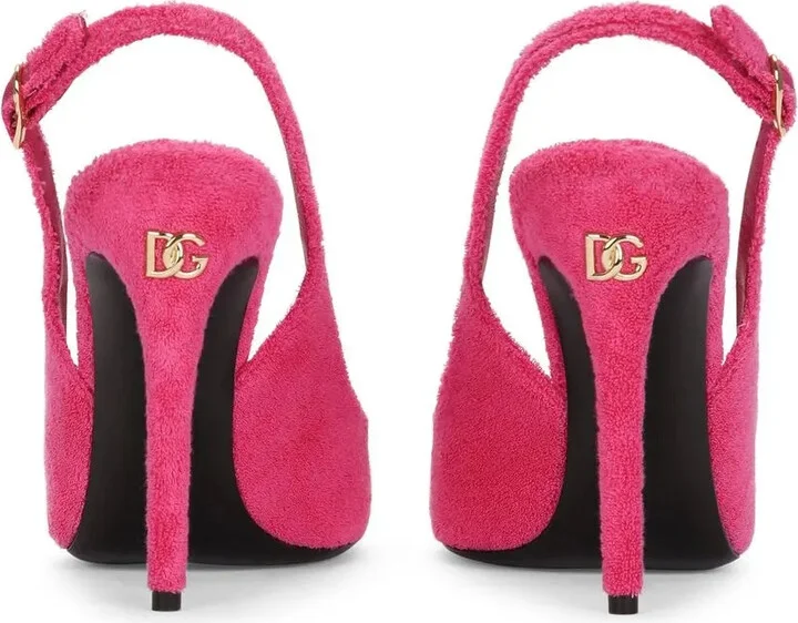 Logo-Plaque Fleece Pumps - Image 3