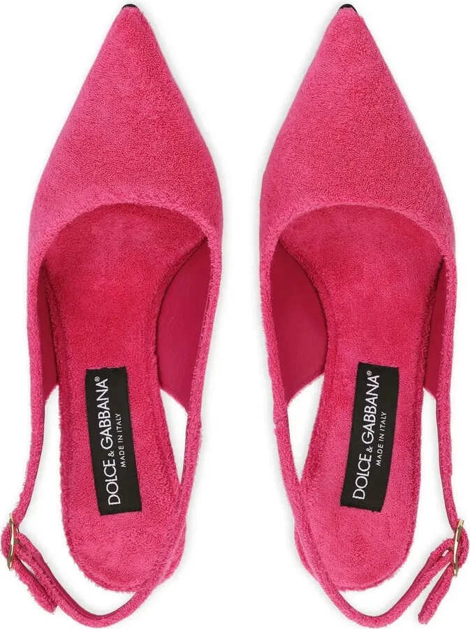 Logo-Plaque Fleece Pumps - Image 4