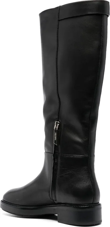 Logo-Plaque Knee-High Boots - Image 3