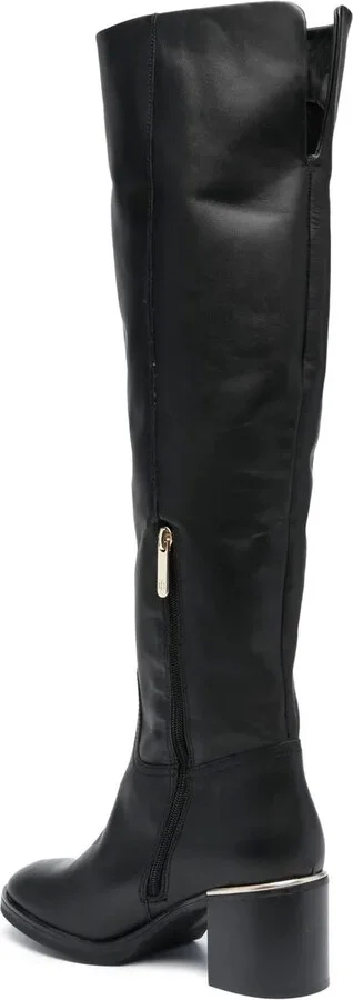 Logo-Plaque Knee-High Boots - Image 3