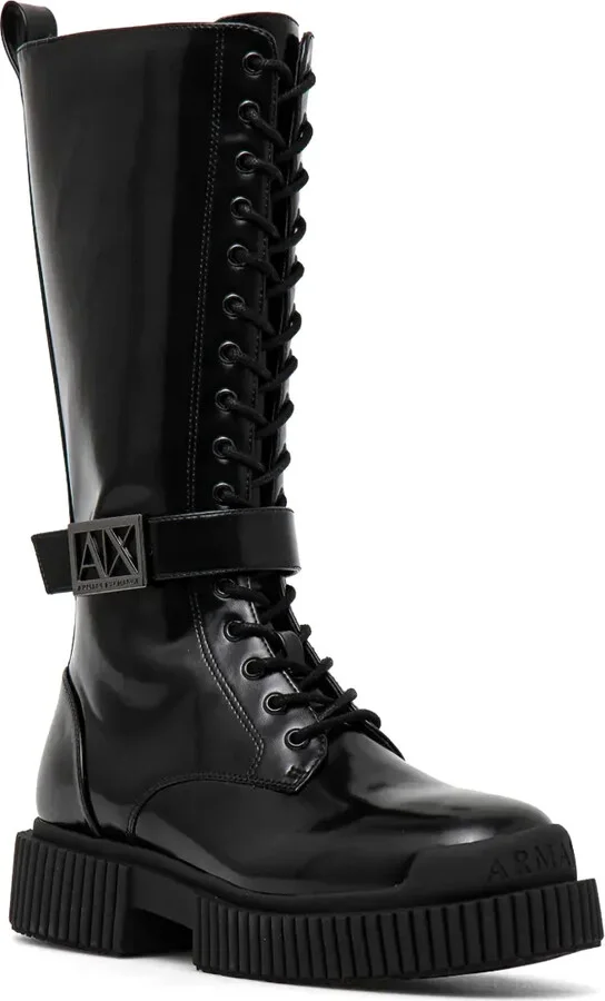 Logo-Plaque Lace-Up Boots - Image 2