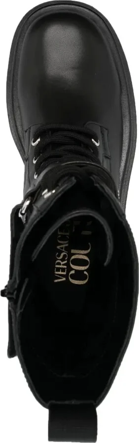 Logo-Plaque Lace-Up Boots - Image 4
