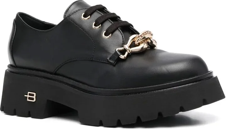 Logo-Plaque Lace-Up Chunky Shoes - Image 2