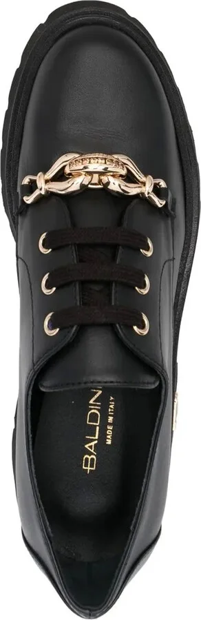 Logo-Plaque Lace-Up Chunky Shoes - Image 4