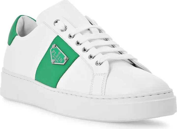 Logo-Plaque Lace-Up Sneakers - Image 2