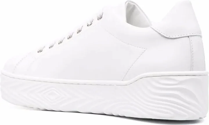 Logo-Plaque Lace-Up Sneakers - Image 3