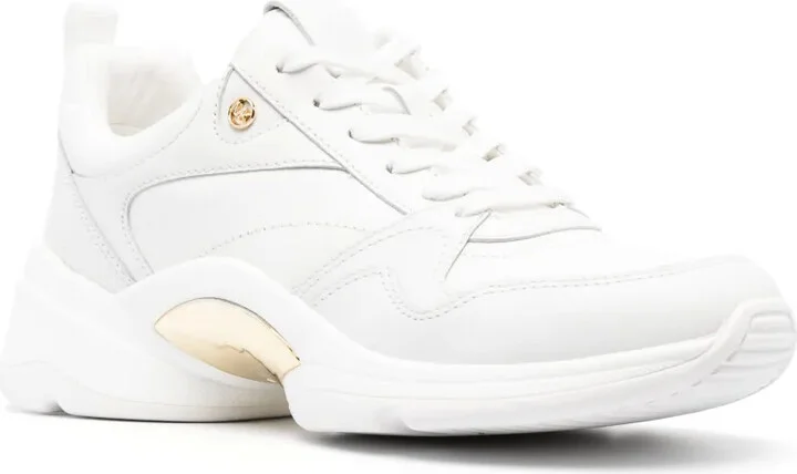 Logo-Plaque Lace-Up Sneakers - Image 2