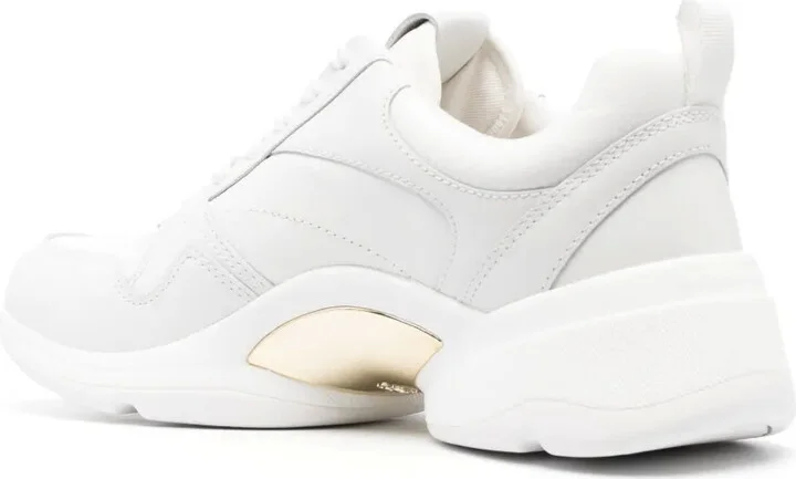 Logo-Plaque Lace-Up Sneakers - Image 3