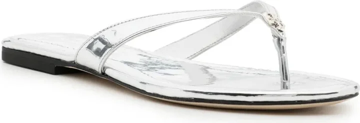 Logo-Plaque Laminated Flip-Flops - Image 2