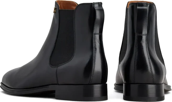 Logo-Plaque Leather Ankle Boots - Image 3