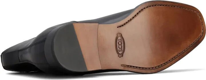 Logo-Plaque Leather Ankle Boots - Image 4