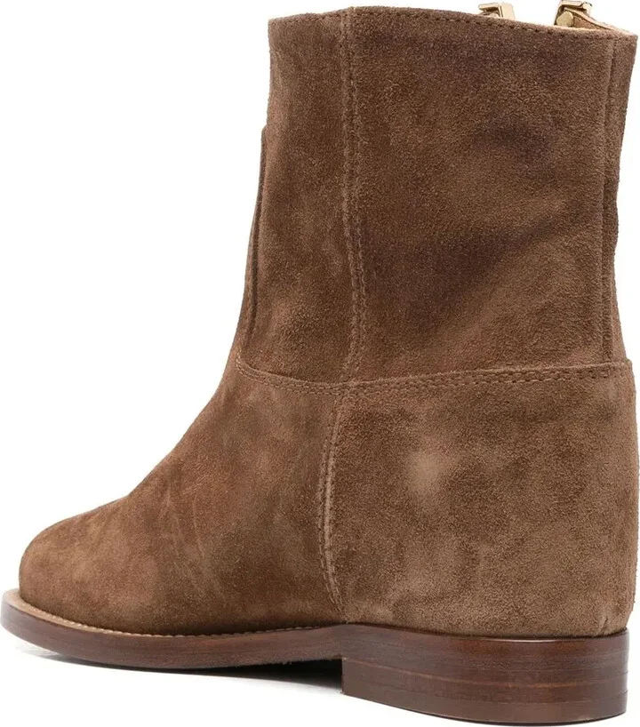 Logo-Plaque Leather Ankle Boots - Image 3