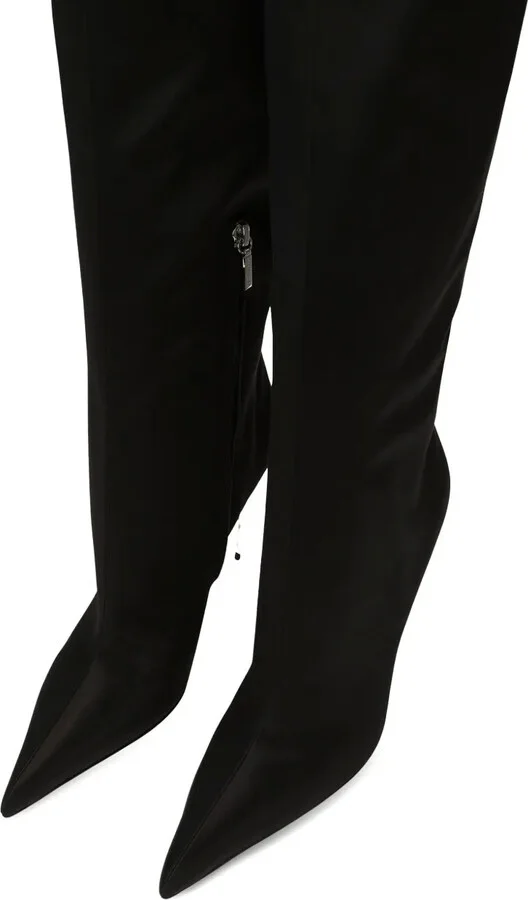 Logo-Plaque Leather Boots - Image 4