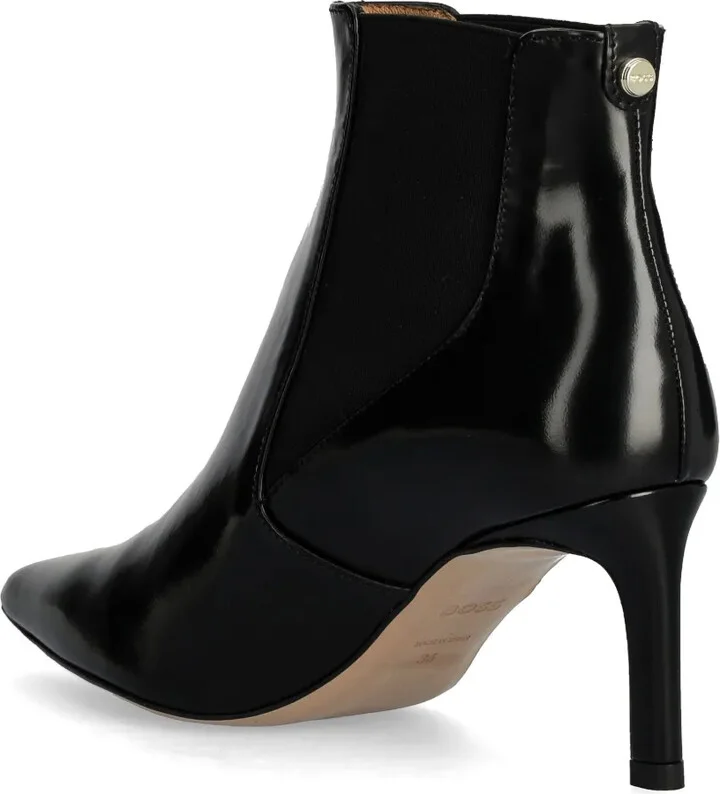 Logo-Plaque Leather Boots - Image 3