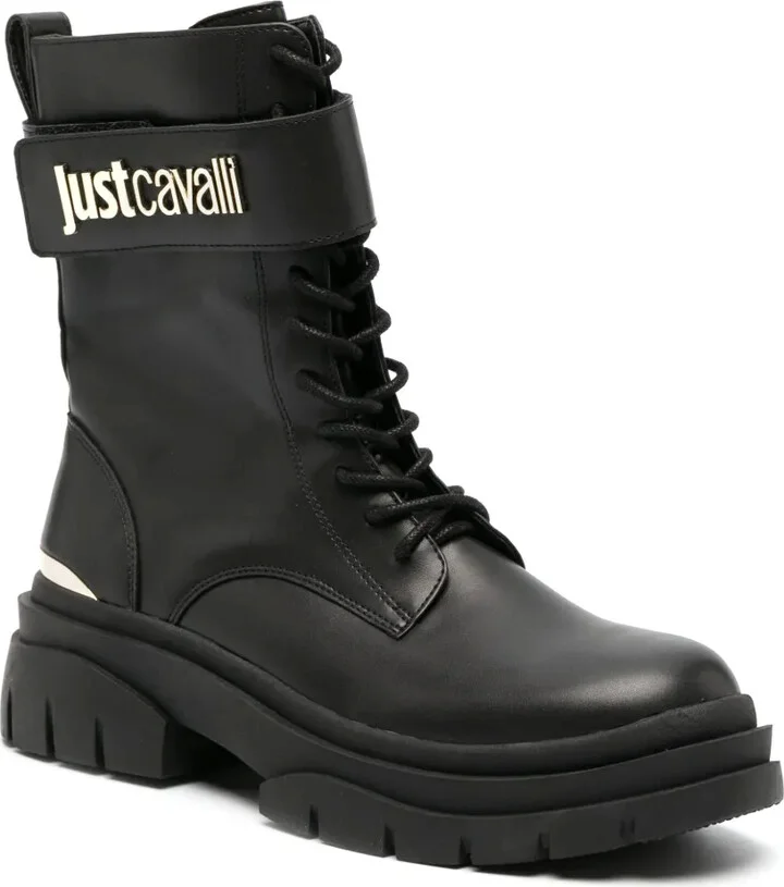 Logo-Plaque Leather Boots - Image 2
