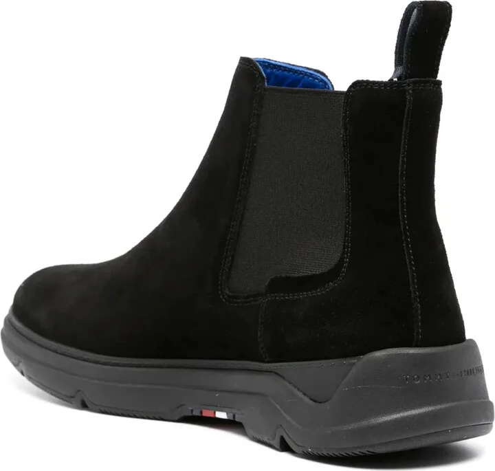 Logo-Plaque Leather Boots - Image 3