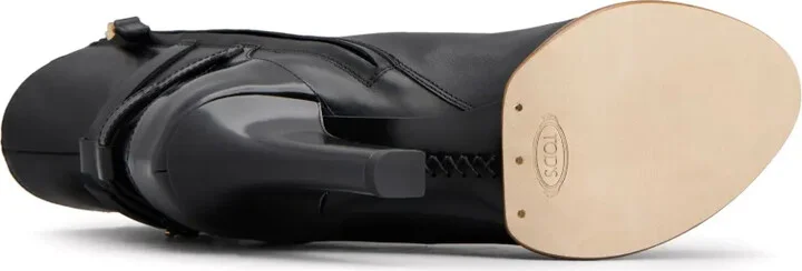 Logo-Plaque Leather Boots - Image 4