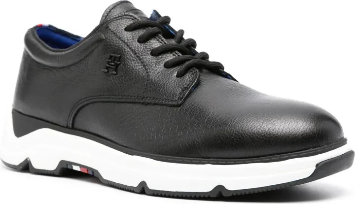 Logo-Plaque Leather Derby Shoes - Image 2