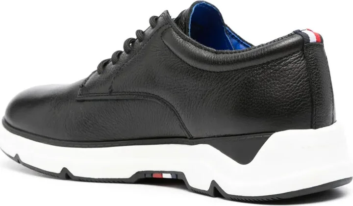 Logo-Plaque Leather Derby Shoes - Image 3