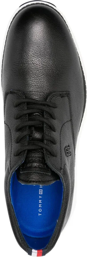 Logo-Plaque Leather Derby Shoes - Image 4