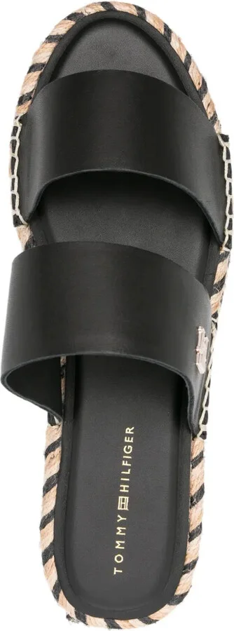 Logo-Plaque Leather Espadrilles - Image 4