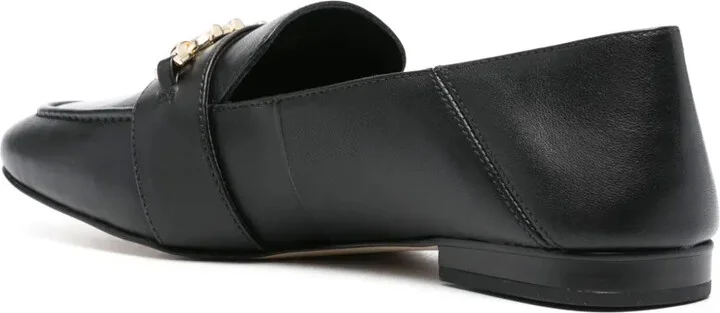 Logo-Plaque Leather Loafers - Image 3