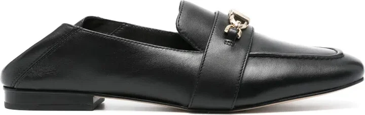 Logo-Plaque Leather Loafers - Image 5