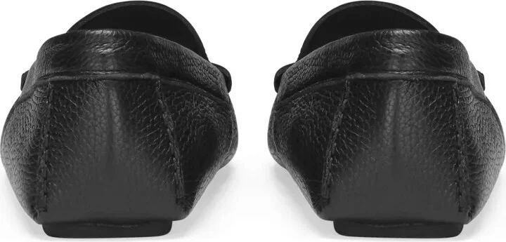 Logo-Plaque Leather Loafers - Image 3