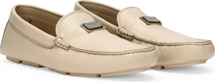 Logo-Plaque Leather Loafers - Image 2