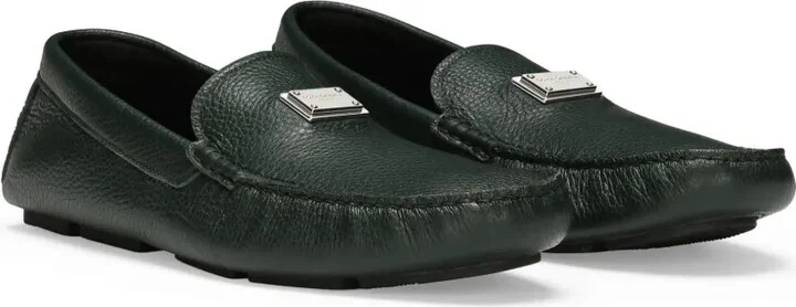 Logo-Plaque Leather Loafers - Image 2