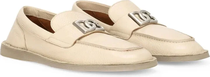 Logo-Plaque Leather Loafers - Image 2