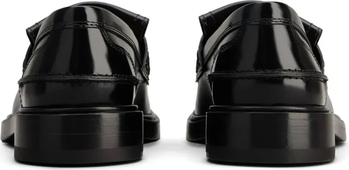 Logo-Plaque Leather Loafers - Image 3