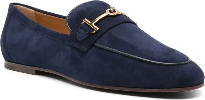 Logo-Plaque Leather Loafers - Image 2