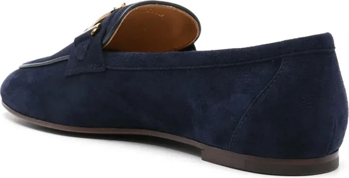 Logo-Plaque Leather Loafers - Image 3