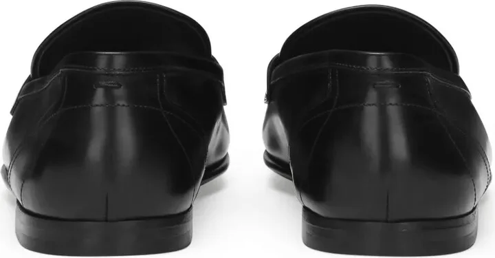 Logo-Plaque Leather Loafers - Image 3