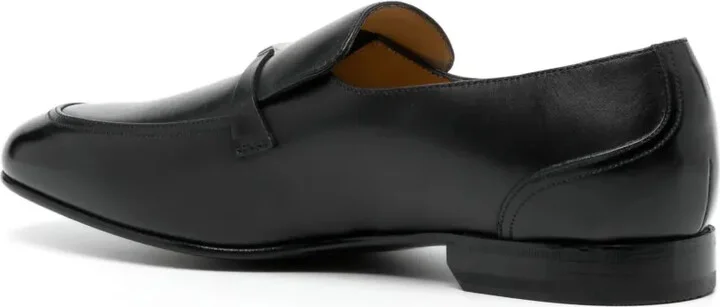 Logo-Plaque Leather Loafers - Image 3