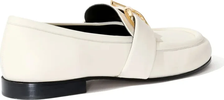 Logo-Plaque Leather Loafers - Image 3