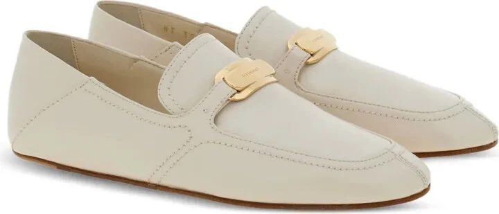 Logo-Plaque Leather Loafers - Image 2