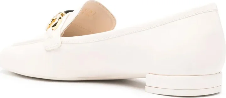 Logo-Plaque Leather Loafers - Image 3